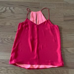 Red/Salmon Reversible women’s tank top